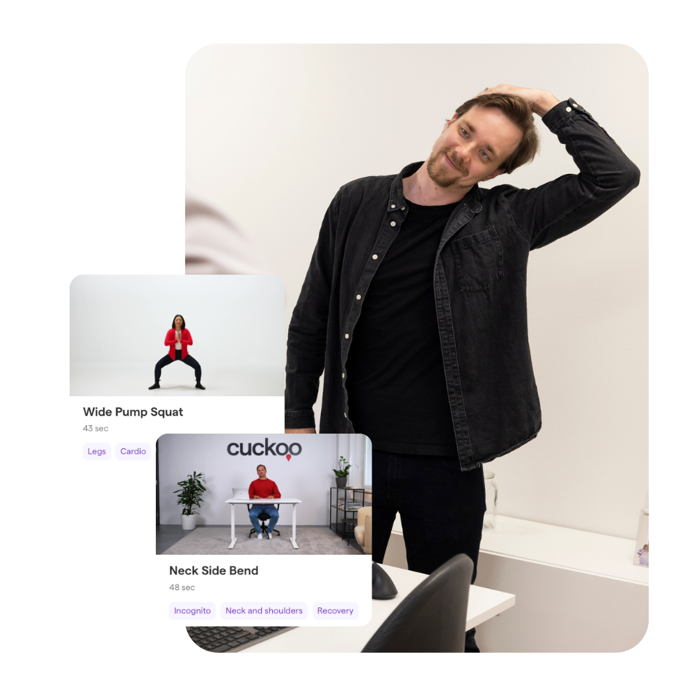 Cuckoon taukokirjaston harjoitusvideoita